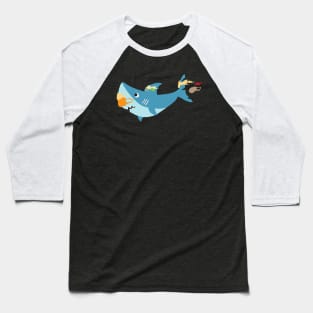 Waste in the Ocean Baseball T-Shirt